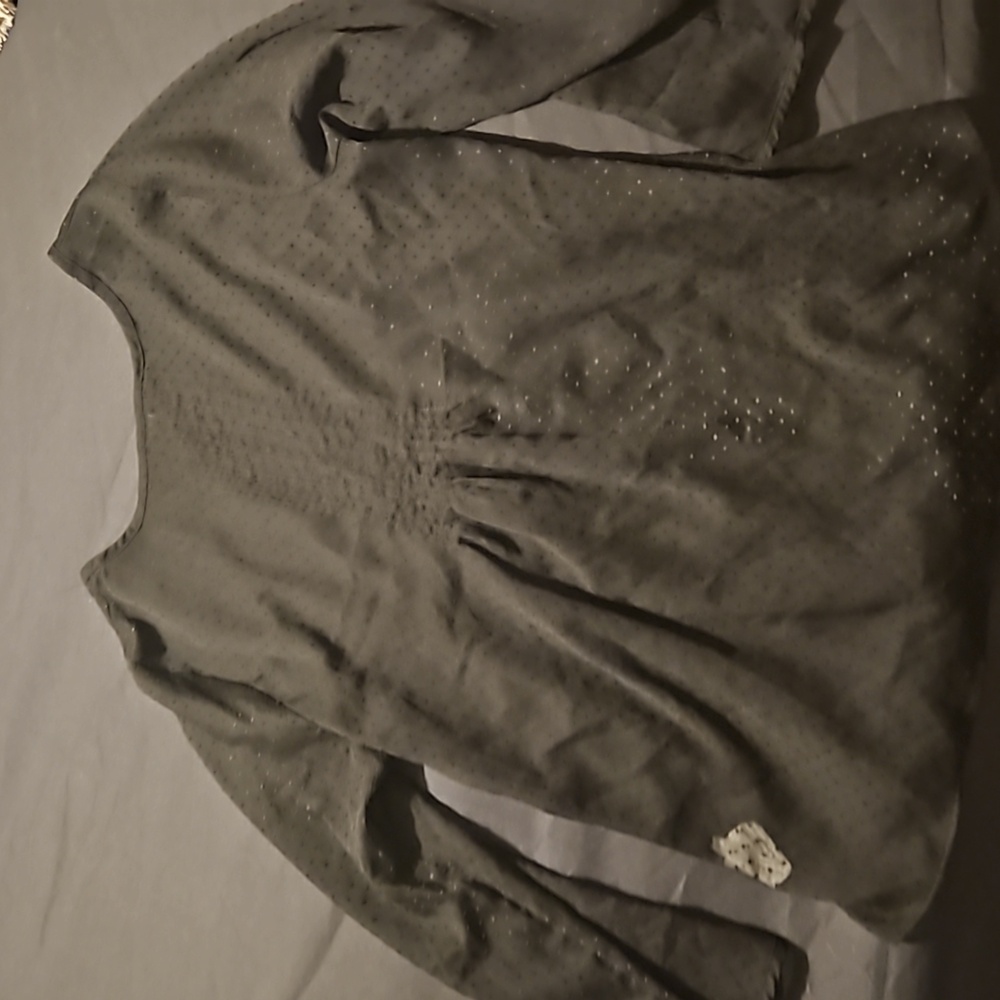 Black see through tunic